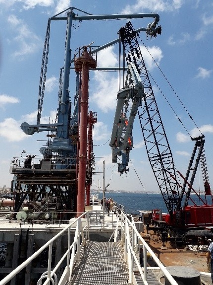 BPC started off with the overhaul of two (2) marine loading arms at tobruk terminal as part of epc project with agoco