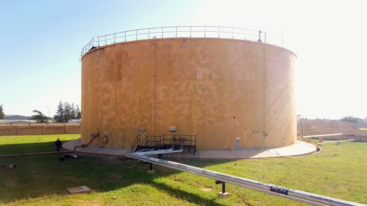 Maintenance of jet fuel tanks (100 & 101) at tripoli terminal